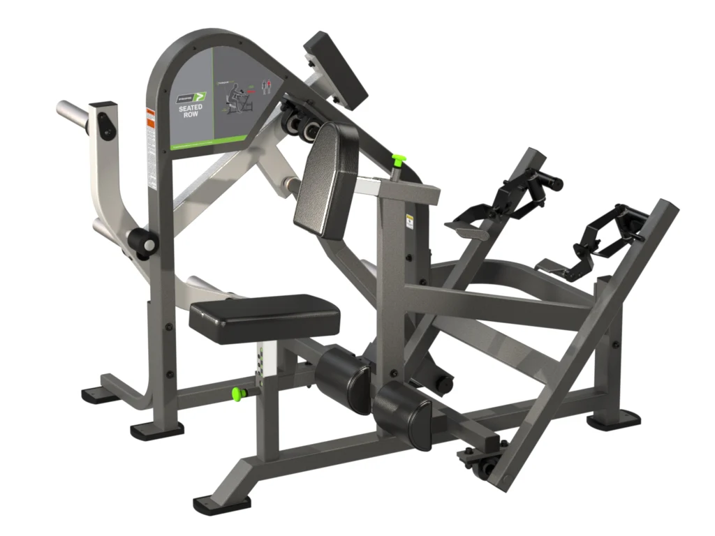 Image of an Chest supported row machine its a machine used to build back muscles