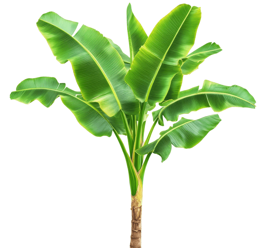 3d image of a banana tree svg